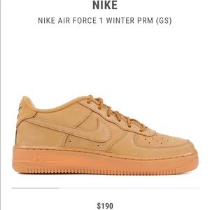 NIKE AIR FORCE 1 WINTER PREMIUM